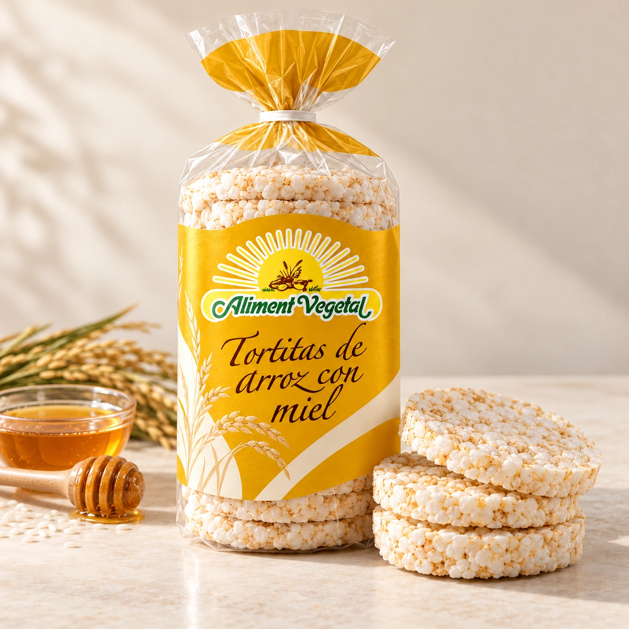 ALIMENT VEGETAL: Tortitas de arroz con miel