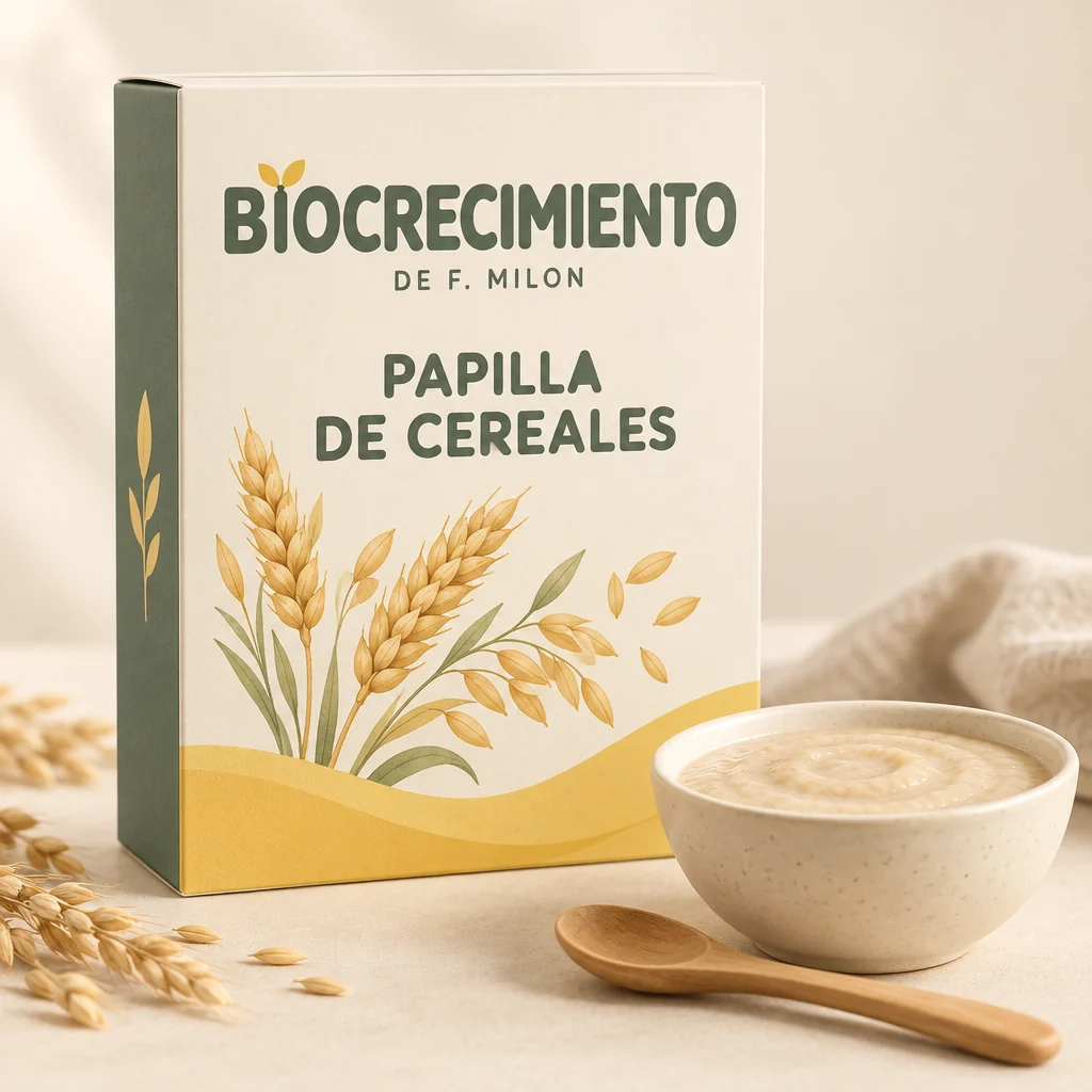 Biocrecimiento: propuesta de papilla de cereales