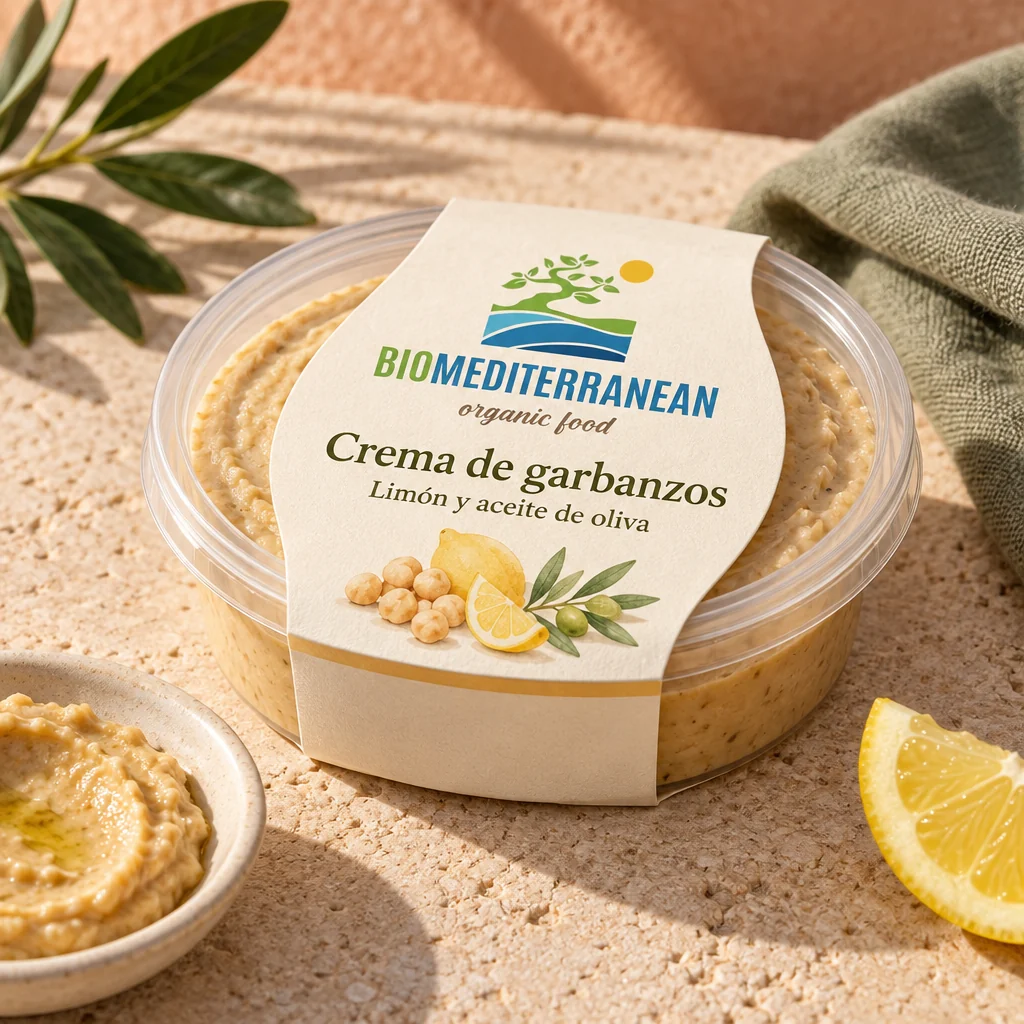 Biomediterranean: propuesta de tarrina de garbanzos