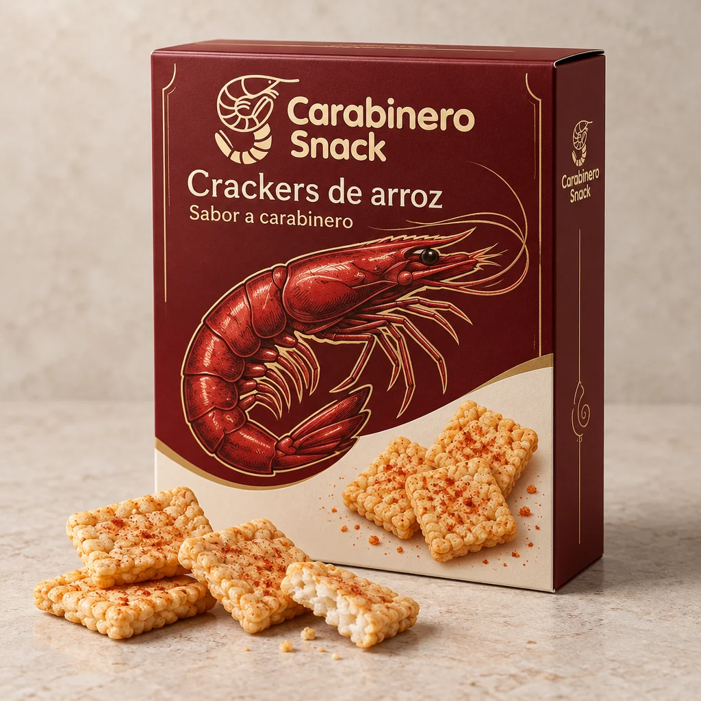 Carabinero Snack: propuesta de crackers de arroz