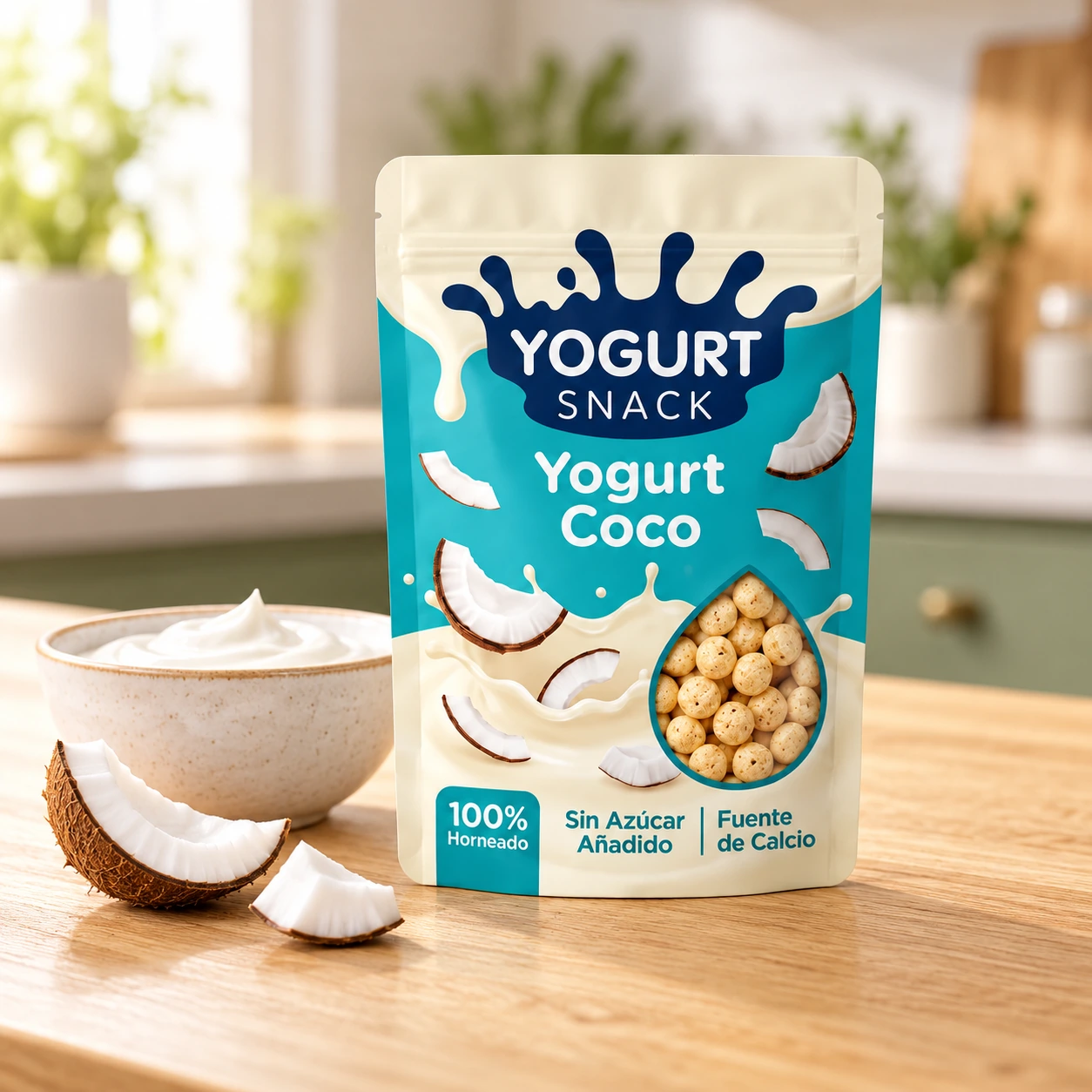 Yogurt Snack: propuesta de sabor coco