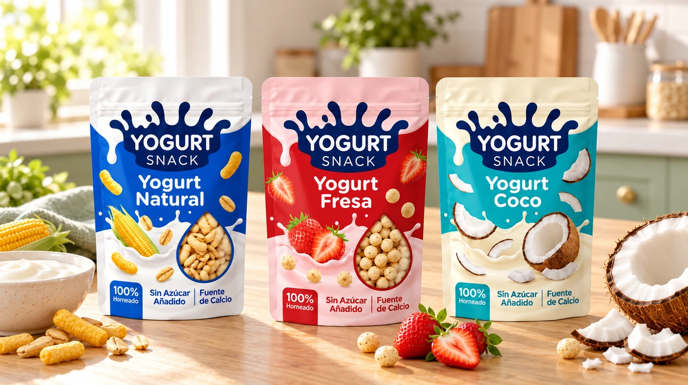 Yogurt Snack: gama completa de natural, fresa y coco
