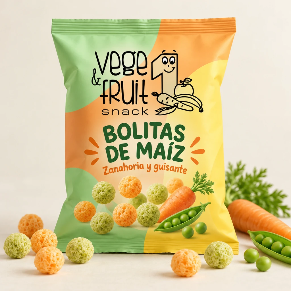 Vege & Fruit Snack: propuesta de bolitas vegetales
