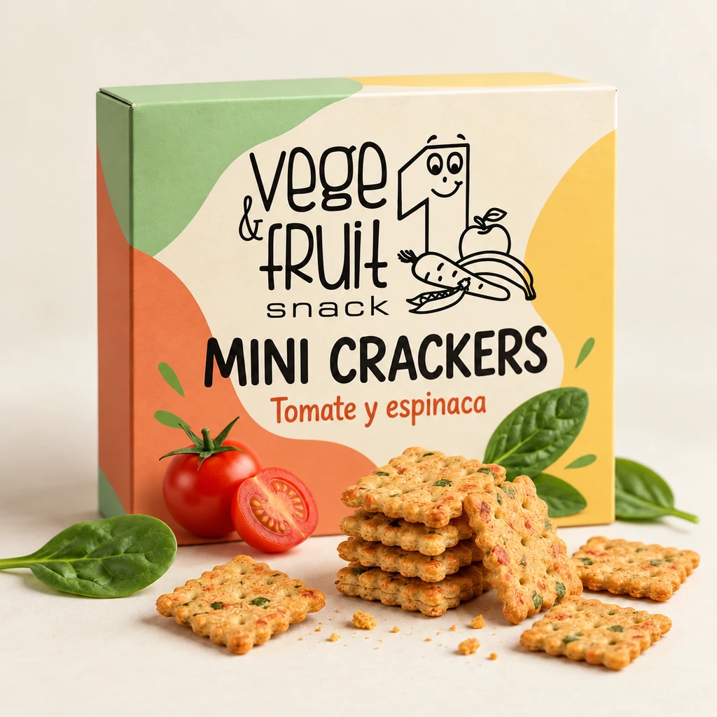 Vege & Fruit Snack: propuesta de mini crackers