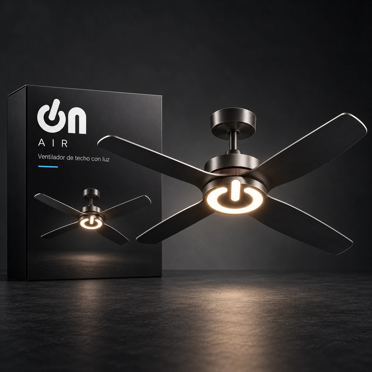 ON AIR: ventilador de techo con luz