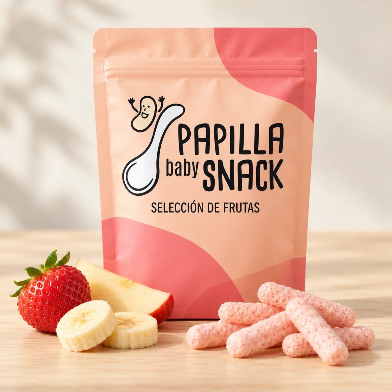 PAPILLA baby SNACK: selección de frutas · frontal