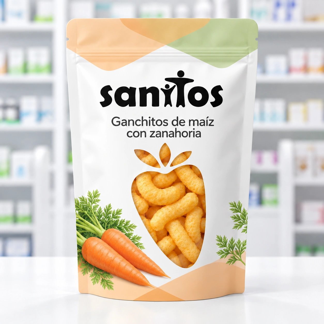 SANITOS: ganchitos de maíz con zanahoria
