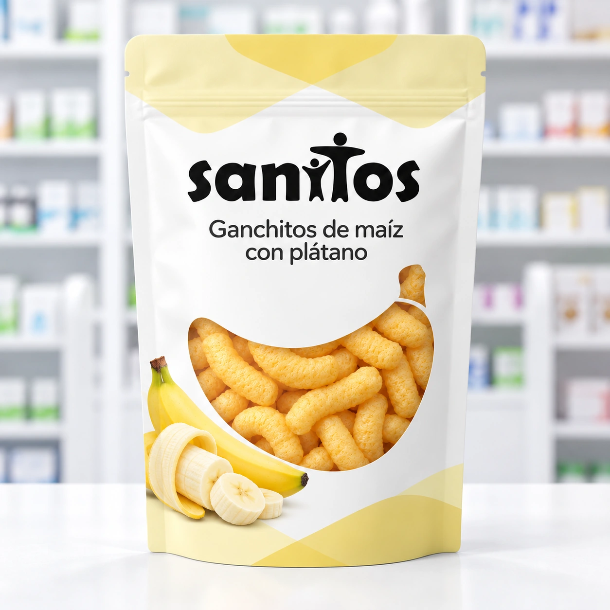 SANITOS: ganchitos de maíz con plátano